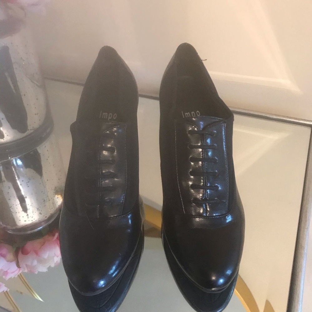 Impo stretch heels size 7 black